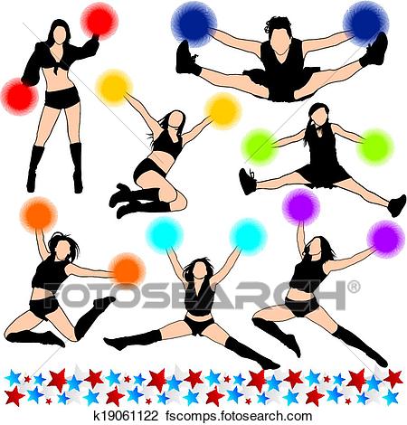 Drawings Of Cheerleaders | Free download on ClipArtMag