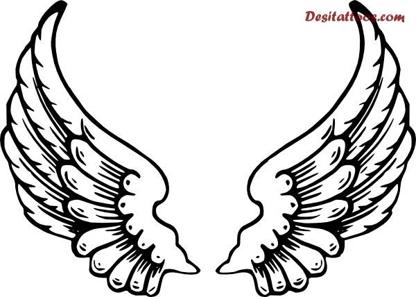 600x428 27 Best Angels, Wings, Crosses Images Drawings
