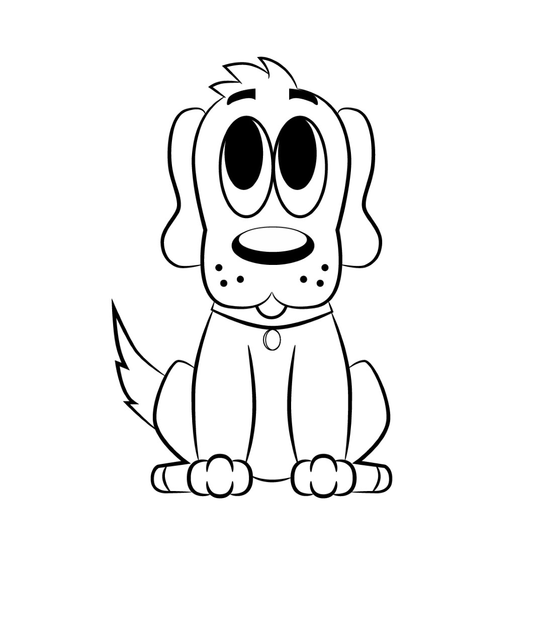 1080x1239 Cartoon Drawings Of Dogs How To Draw A Cartoon Dog