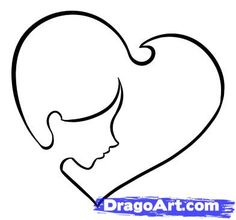 236x220 How To Draw A Heart With Banner Artasic Art Amp Drawing Howtos