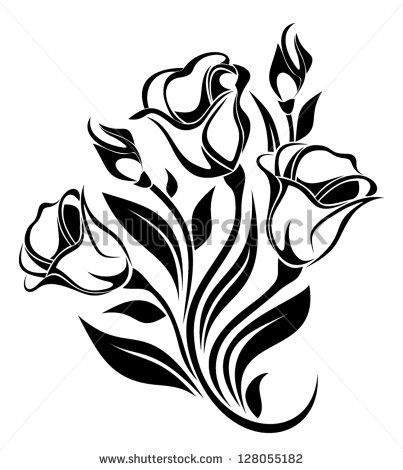 403x470 Awesome Drawings Of Flowers In Black And White Images