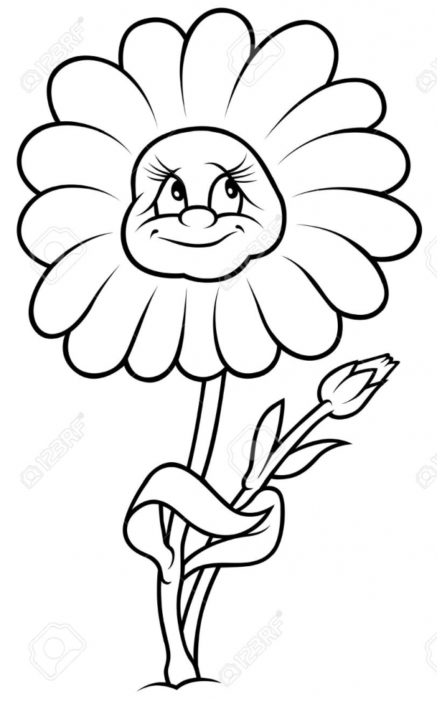 639x1024 Flower Drawing Cartoon Flowers