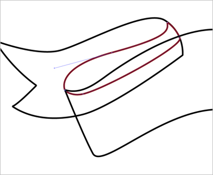 425x350 Tutorial How To Draw A Banner (Scroll) In Illustrator