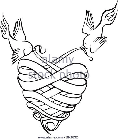 455x540 Love Birds Illustration Black And White Stock Photos Amp Images