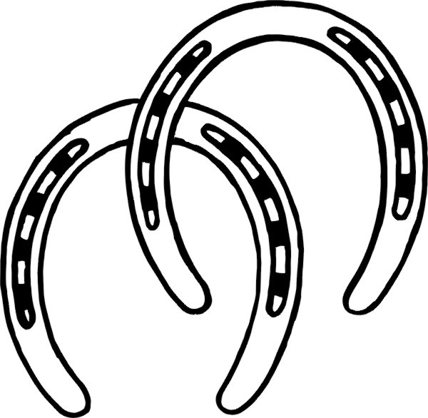 600x586 Horseshoe Clipart