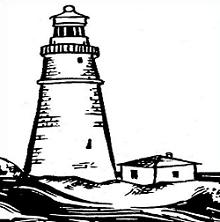 220x222 Free Lighthouse Drawing Clipart