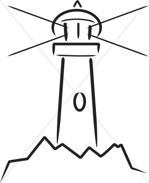 497x612 Lighhouse Clipart Line Drawing