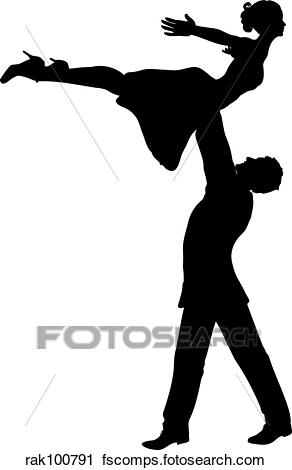 292x470 Clipart Of People Dancing Rak100791
