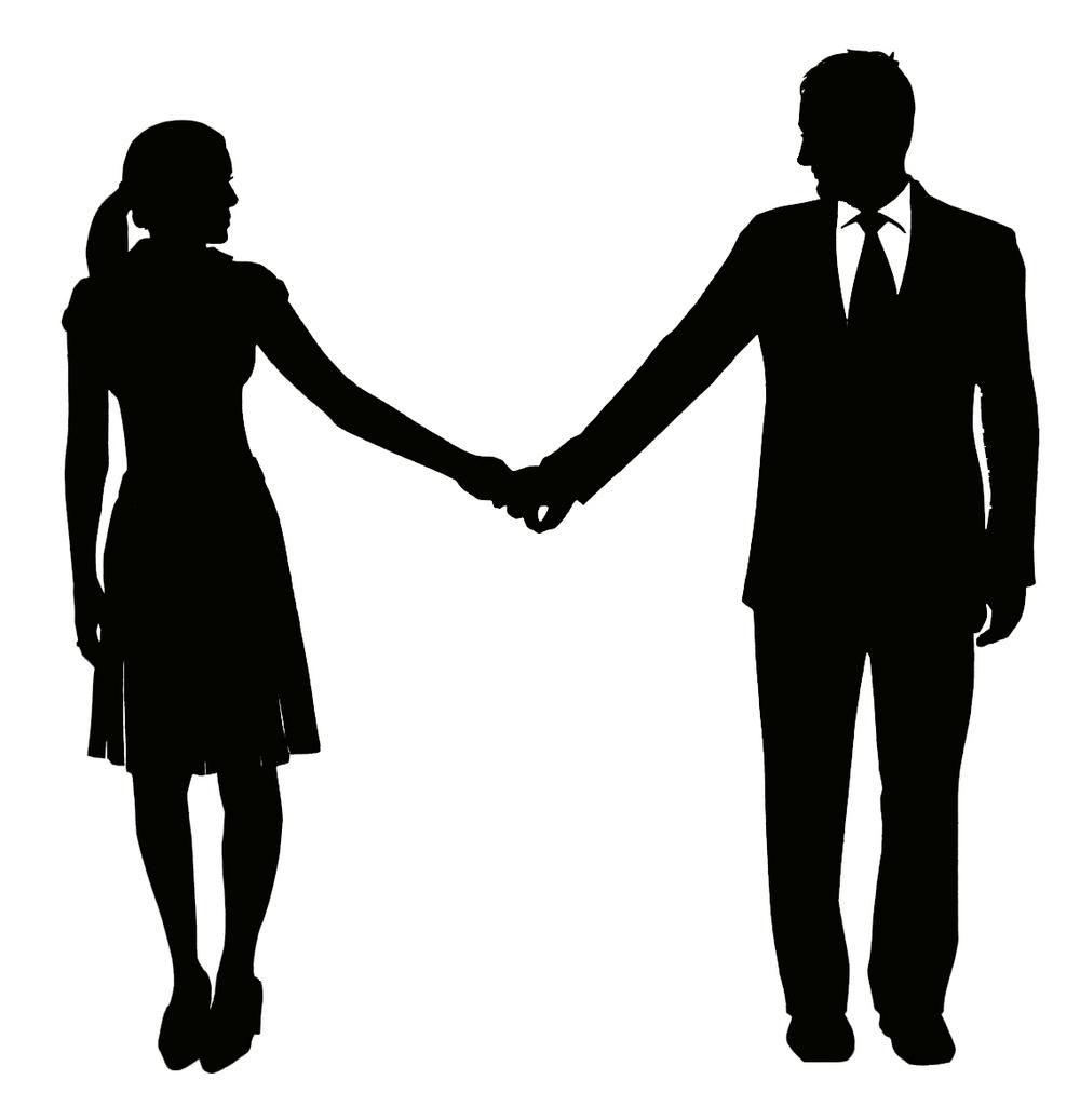 1000x1037 Hd Etc Cut Arts Holding Hands Silhouette Drawing