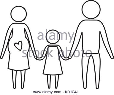 384x320 Mother And Child Vector Sketch Stock Vector Art Amp Illustration