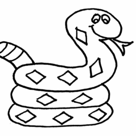 268x268 Rattlesnake Coloring Page Kids Drawing And Coloring Pages