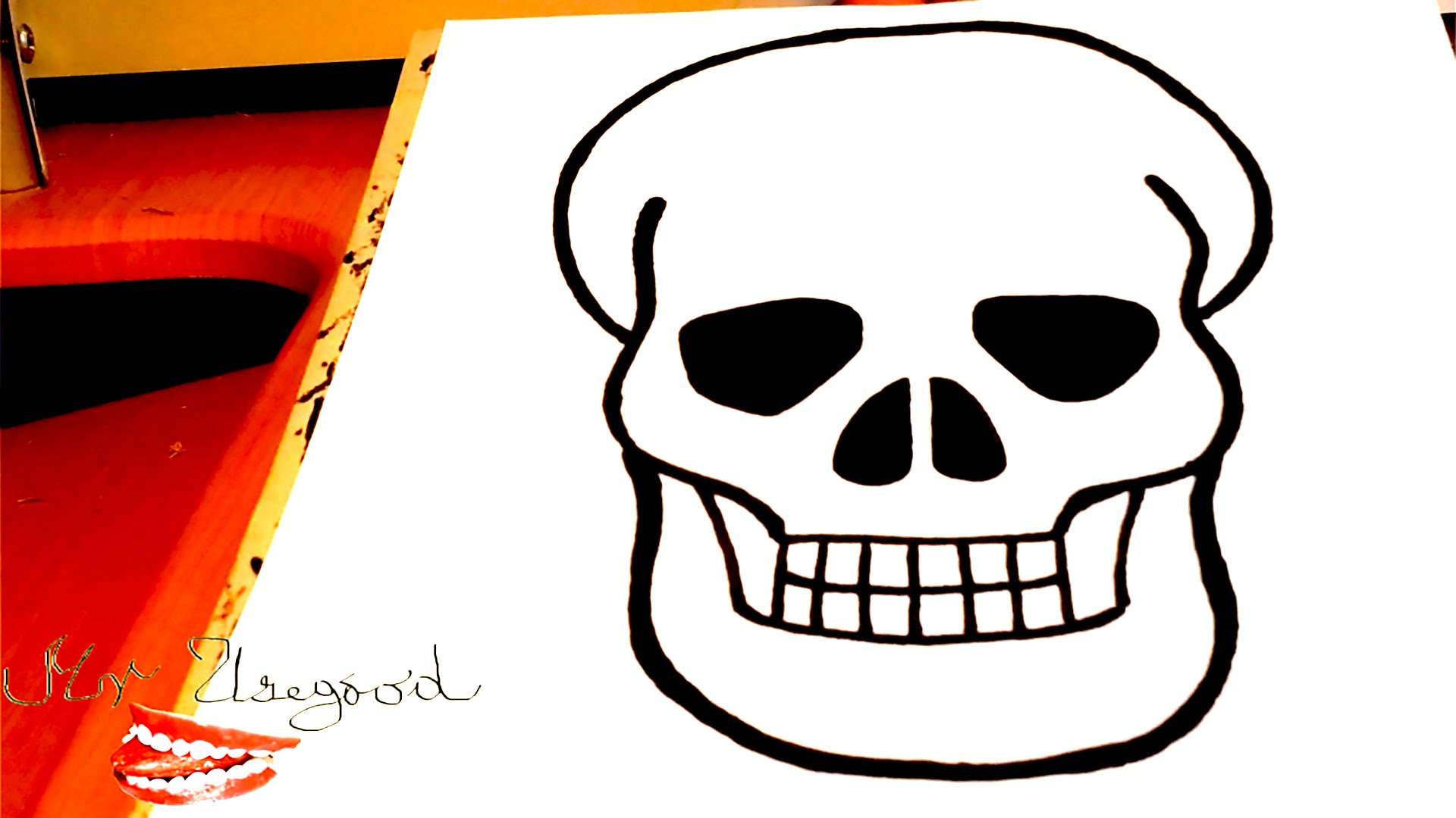 1920x1080 How To Draw A Skull Step By Step For Beginners Easy