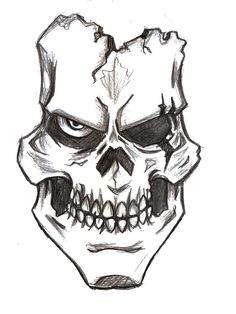 Drawings Of Skulls | Free download on ClipArtMag