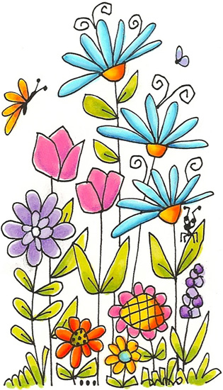 315x550 Simple And Pretty Flower Drawing