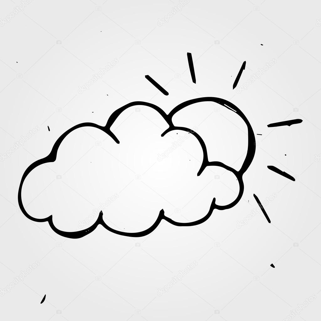 1024x1024 Drawn Cloud Sun