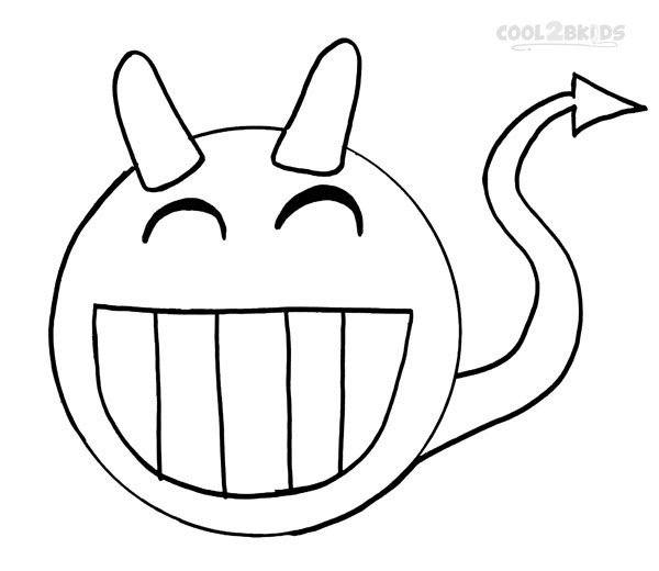 600x520 Smiley Face Coloring Pages