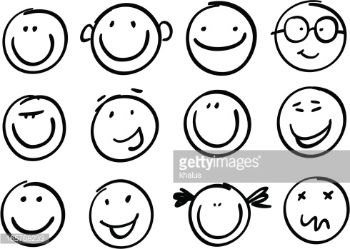 490x349 Of Different Funny Faces.