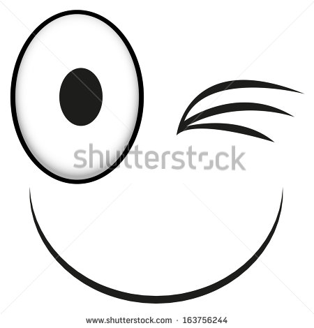 450x470 Blinking Clipart