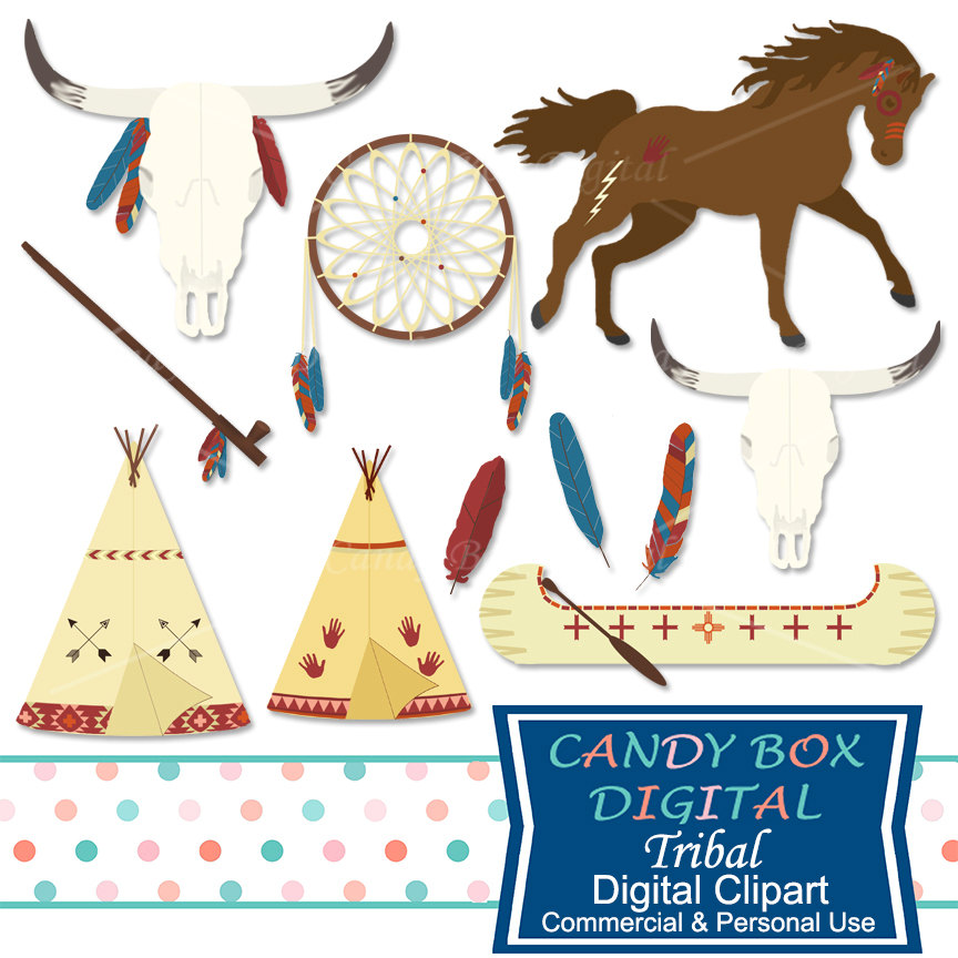 864x864 Boho Tribal Clipart, Indian And Southwestern Clip Art