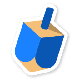 256x256 Dreidel Icon Swarm App Sticker Iconset Sonya