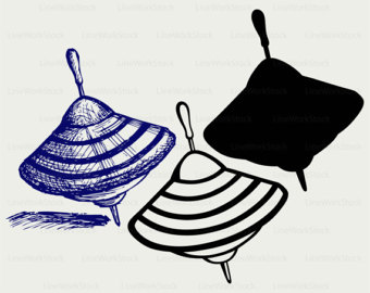 340x270 Dreidel Clipart Etsy