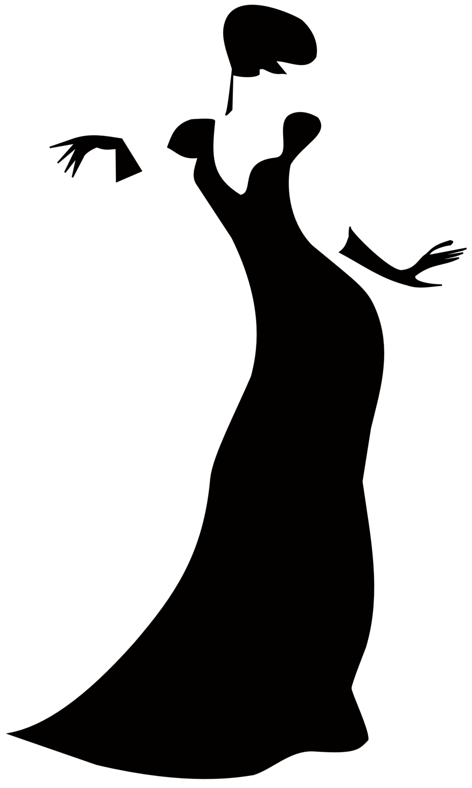 958x1600 Public Domain Clip Art Image Woman In A Long Dress Id