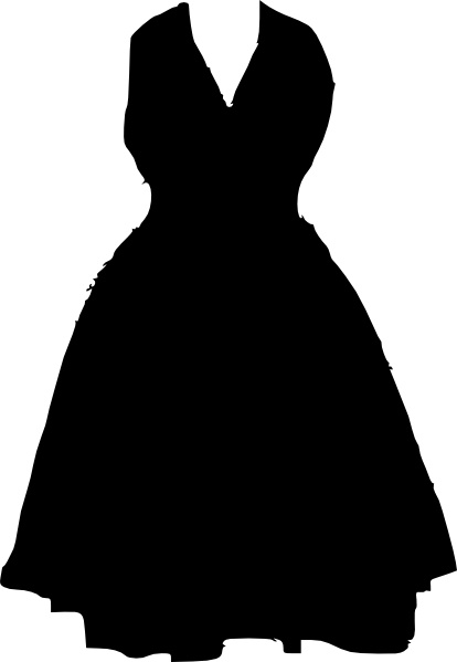 414x599 Dress Clip Art Free Vector In Open Office Drawing Svg ( Svg