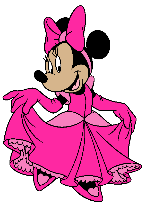 567x794 Minnie Mouse Dress Clipart