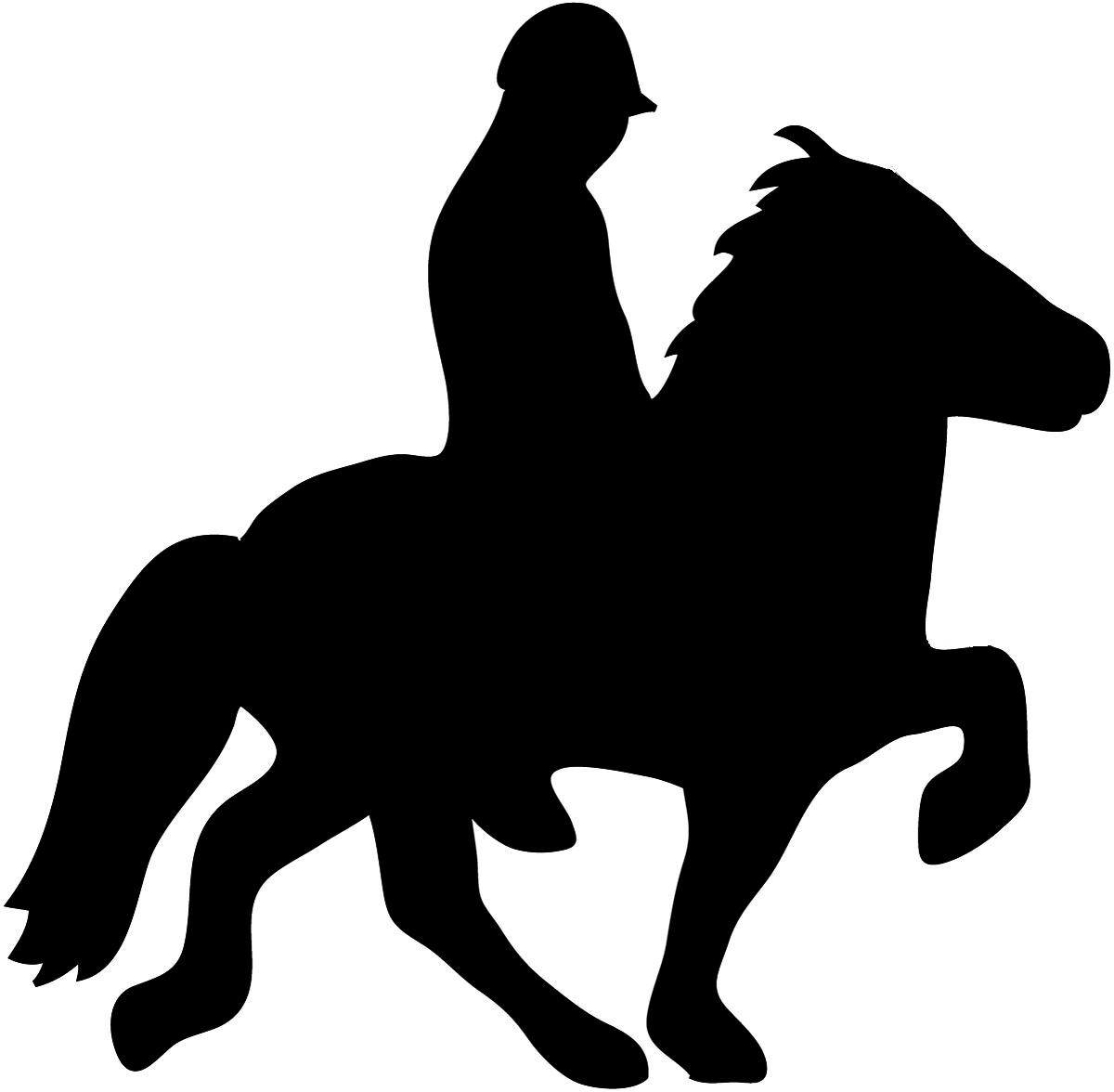 1200x1176 Dressage Horse Silhouette