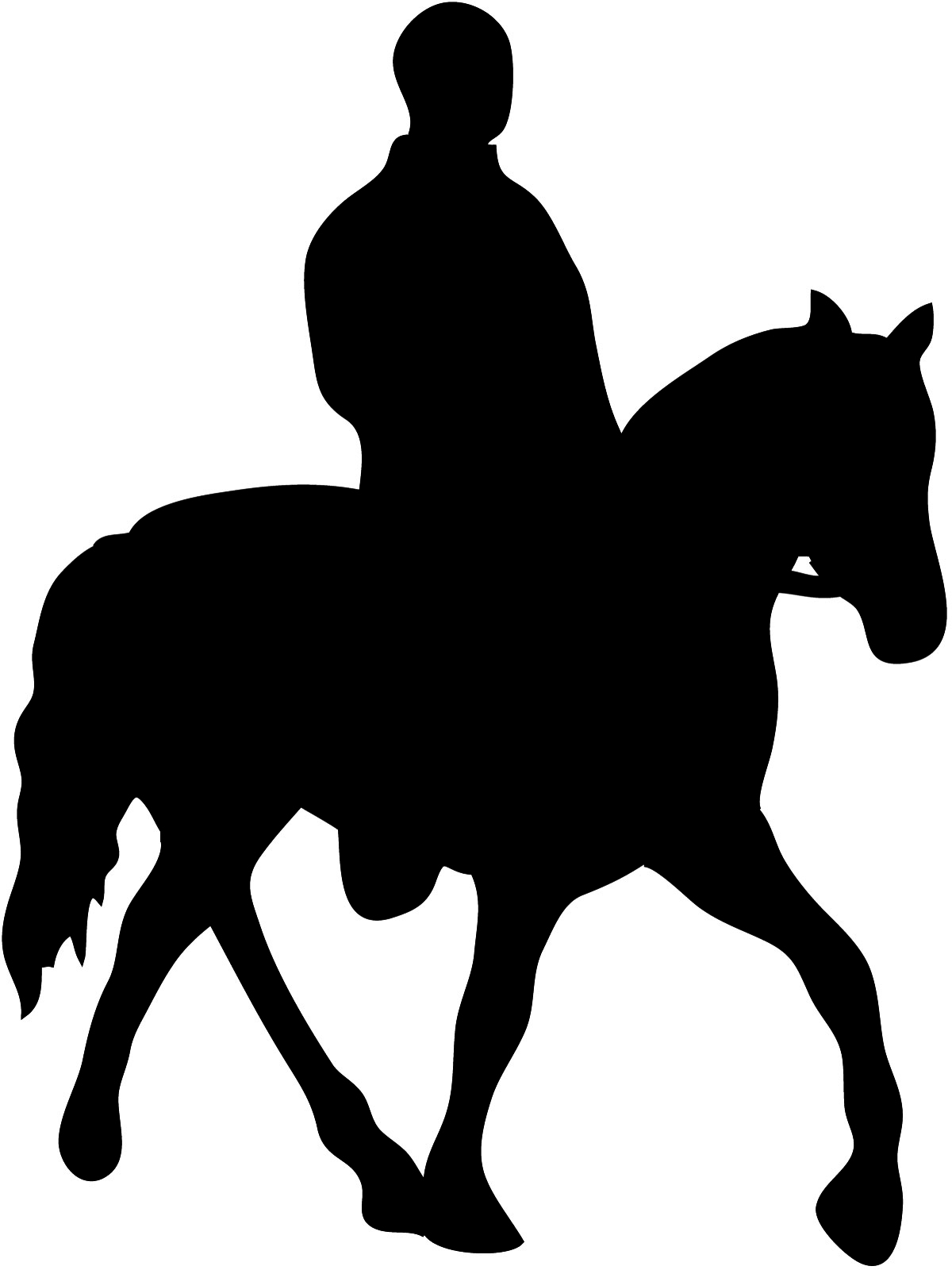 1200x1600 Horse Silhouette