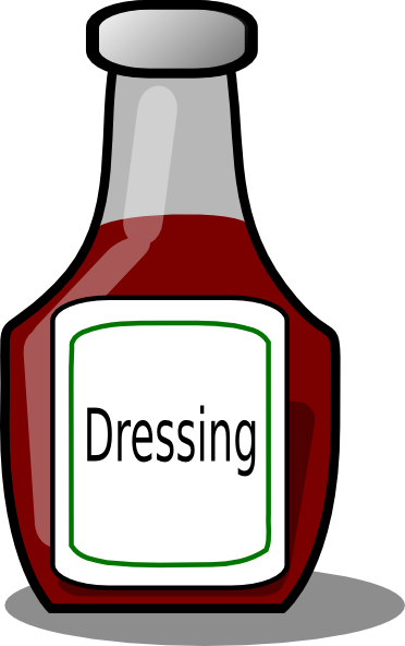 372x592 Dressing Bottle Clip Art