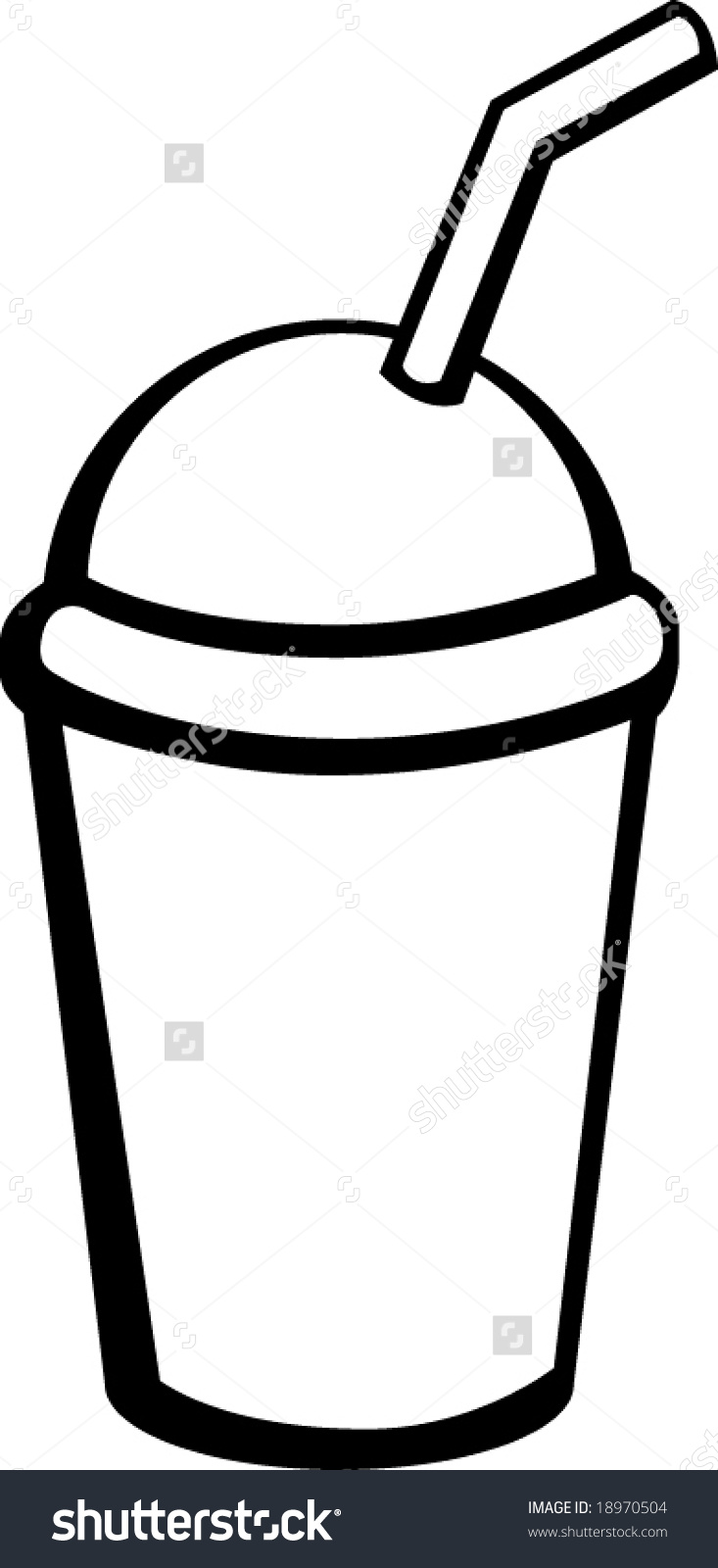 733x1600 Cup Clipart Straw