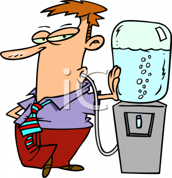 338x350 Drinking Water Clipart