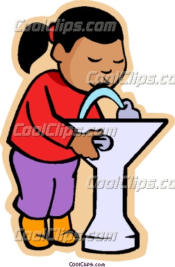 252x383 Fountain Clipart Drink Water
