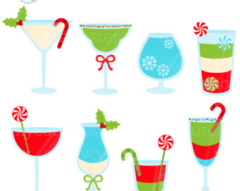 340x270 Cocktails Clip Art Etsy