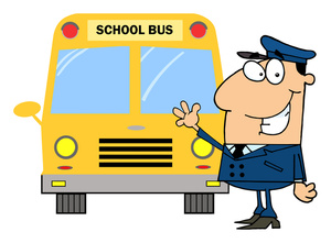 300x221 Bus Driver Clipart Image