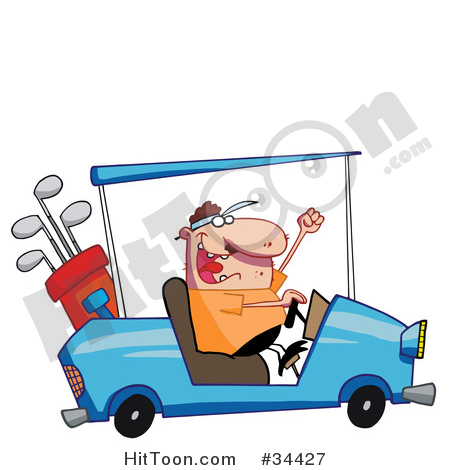 450x470 Golfing Clipart