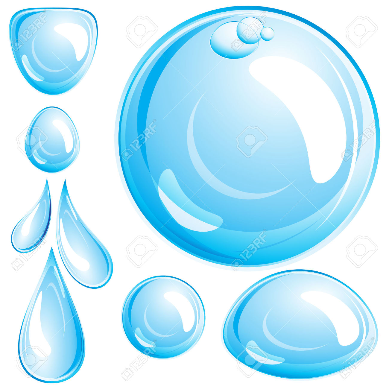 1300x1300 Liquid Clipart Water Drop