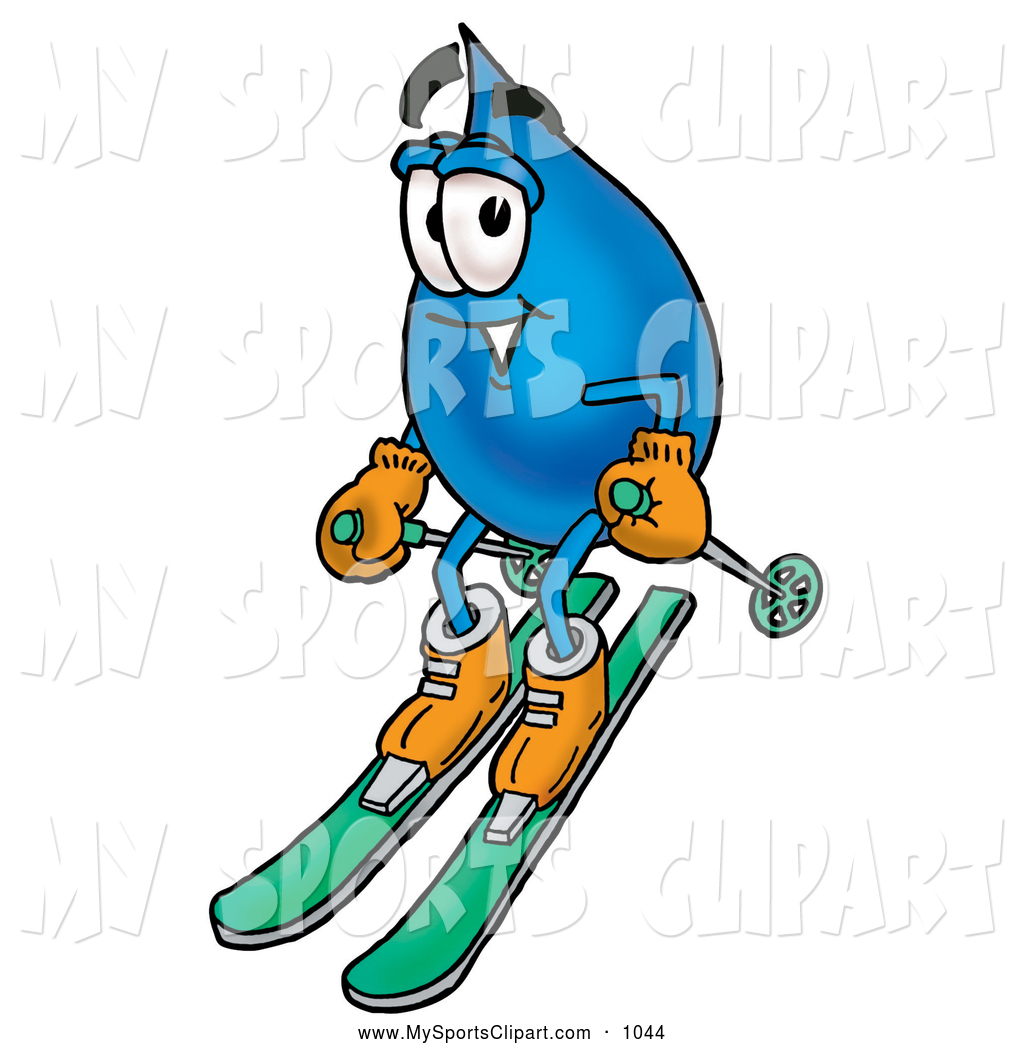 1024x1044 Sports Clip Art Of A Friendly Water Drop Mascot Cartoon Character
