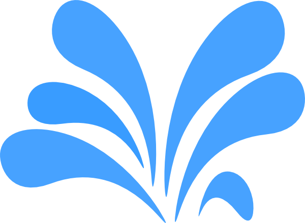 600x439 Water Drop Splash Clipart