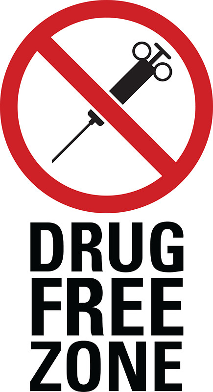 435x800 Drug Free Zone