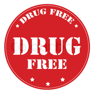 320x320 Grunge Rubber Stamp With Text Drug Free,vector Illustration