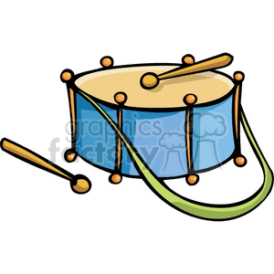 300x300 Royalty Free Snare Drum 159172 Vector Clip Art Image