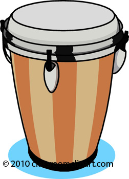 252x350 Country Clipart African Drum