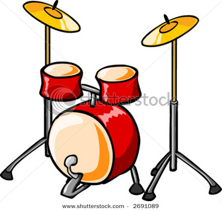 450x429 Clip Art Picture Of A Drum Set Or Set Of Drums Used By A Small Band