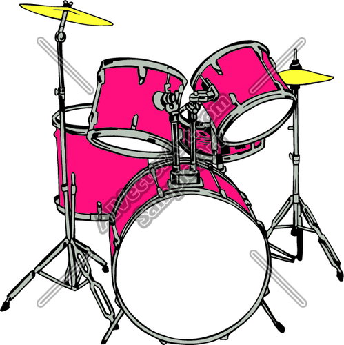 499x500 Drum Kit Clipart Cliparthut