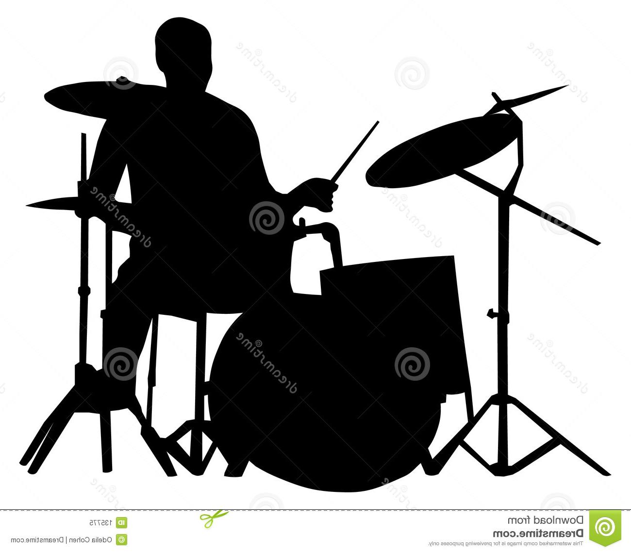 1300x1140 Best 15 Drum Set Silhouette Drummer Image