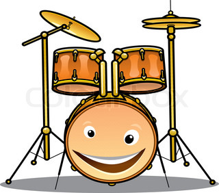 320x282 Cartoon Musician Kid. Vector Illustration For Children Music. Boy