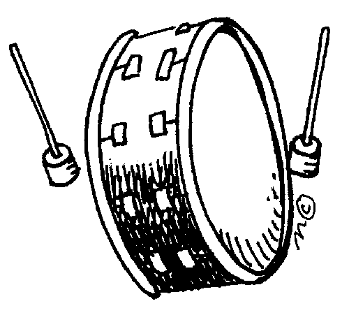 500x451 Drum Set Clipart Black And White