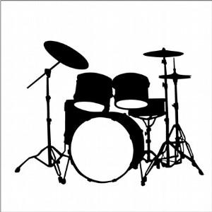 300x300 Drum Silhouette Clip Art